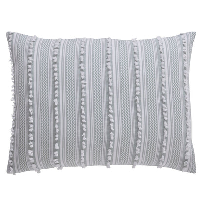Better Trends Angelique Comforter Set 100% Cotton Tufted Soft Plush Chenille Elegant Stripes Machine Washable & Tumble Dry