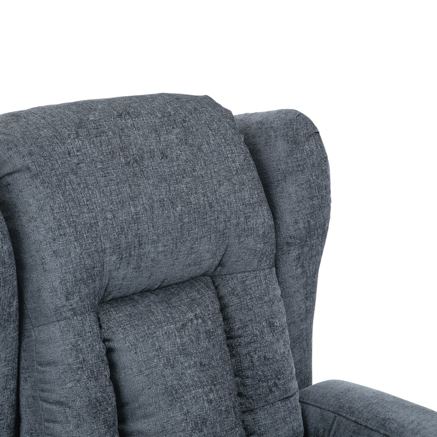 Brown Massage Recliner Chair with Heating, 5 Massage Modes, Cup Holders, Remote Control, and Manual Reclining Function