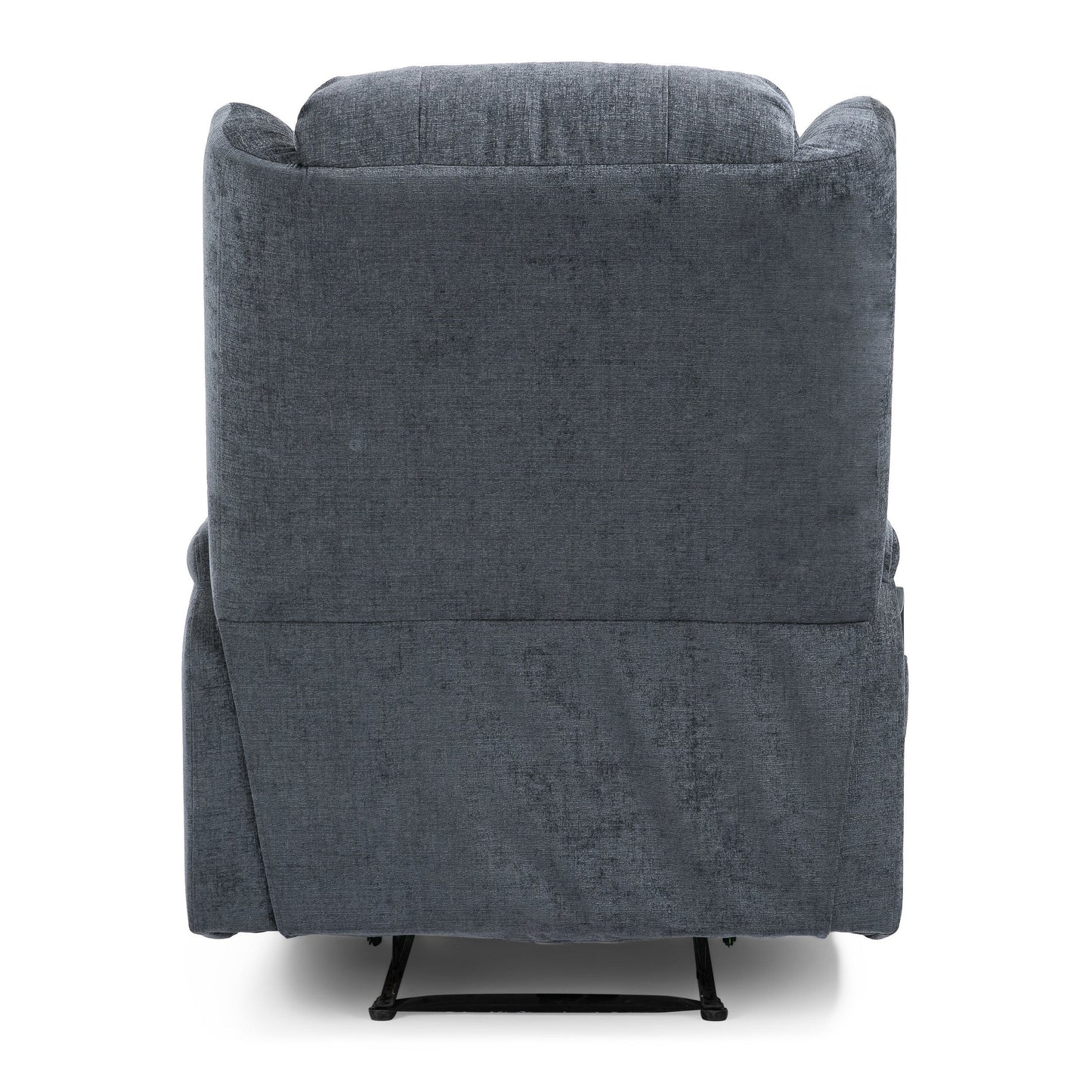 Brown Massage Recliner with Heating, 5 Massage Modes, Cup Holders, Remote Control, and Manual Recline Feature