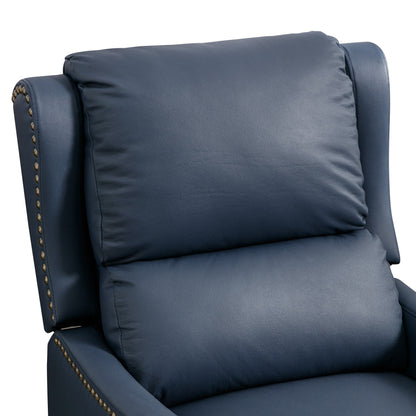 COZYMAN Leather Pushback Recliner Comfortable Living Room Chair