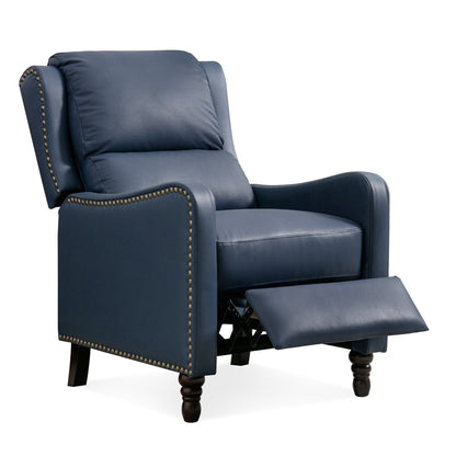 COZYMAN Leather Pushback Recliner Comfortable Living Room Chair