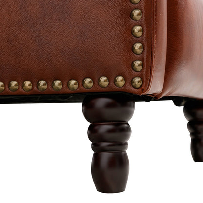 COZYMAN Genuine Leather Recliner Chair Comfortable Chairs for Living Room