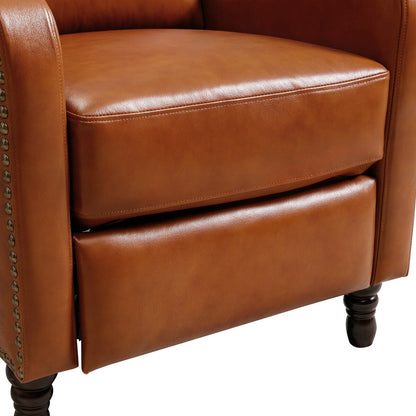 COZYMAN Genuine Leather Recliner Chair Comfortable Chairs for Living Room