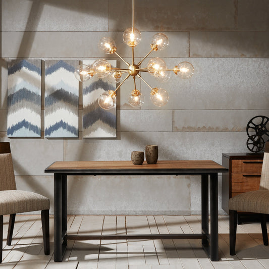 INK+IVY Paige 12-Light Chandelier with Oversized Globe Bulbs