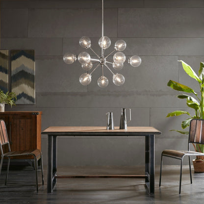 INK+IVY Paige 12-Light Chandelier with Oversized Globe Bulbs