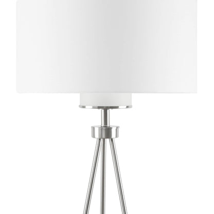 INK+IVY Pacific Metal Tripod Floor Lamp with Glass Shade