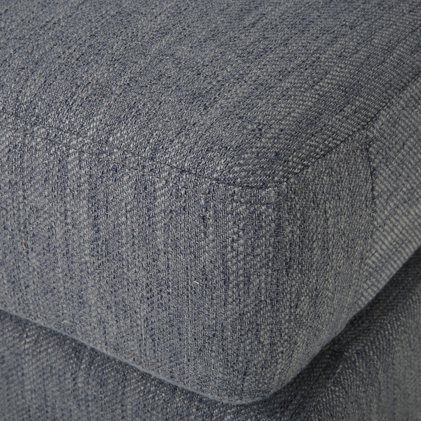 Charcoal Modern 101 3-seater Sofa with Wood Legs and Two Pillows for Living Room
