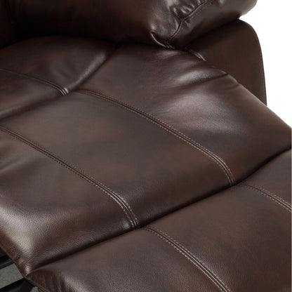 Charleston Leather Gel Glider Rocker Recliner by Greyson Living