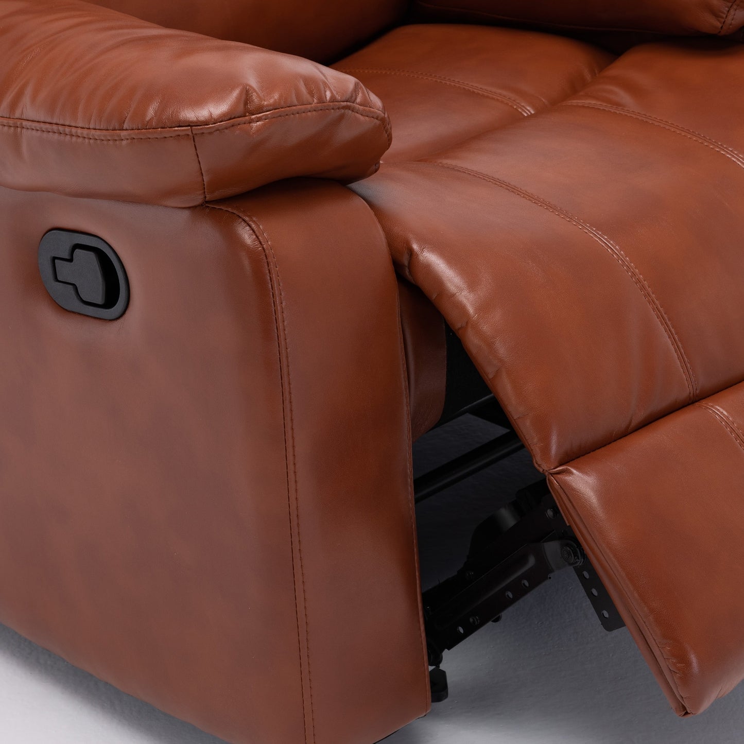 Charleston Leather Gel Glider Rocker Recliner by Greyson Living
