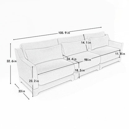 Chenille Fabric sofa