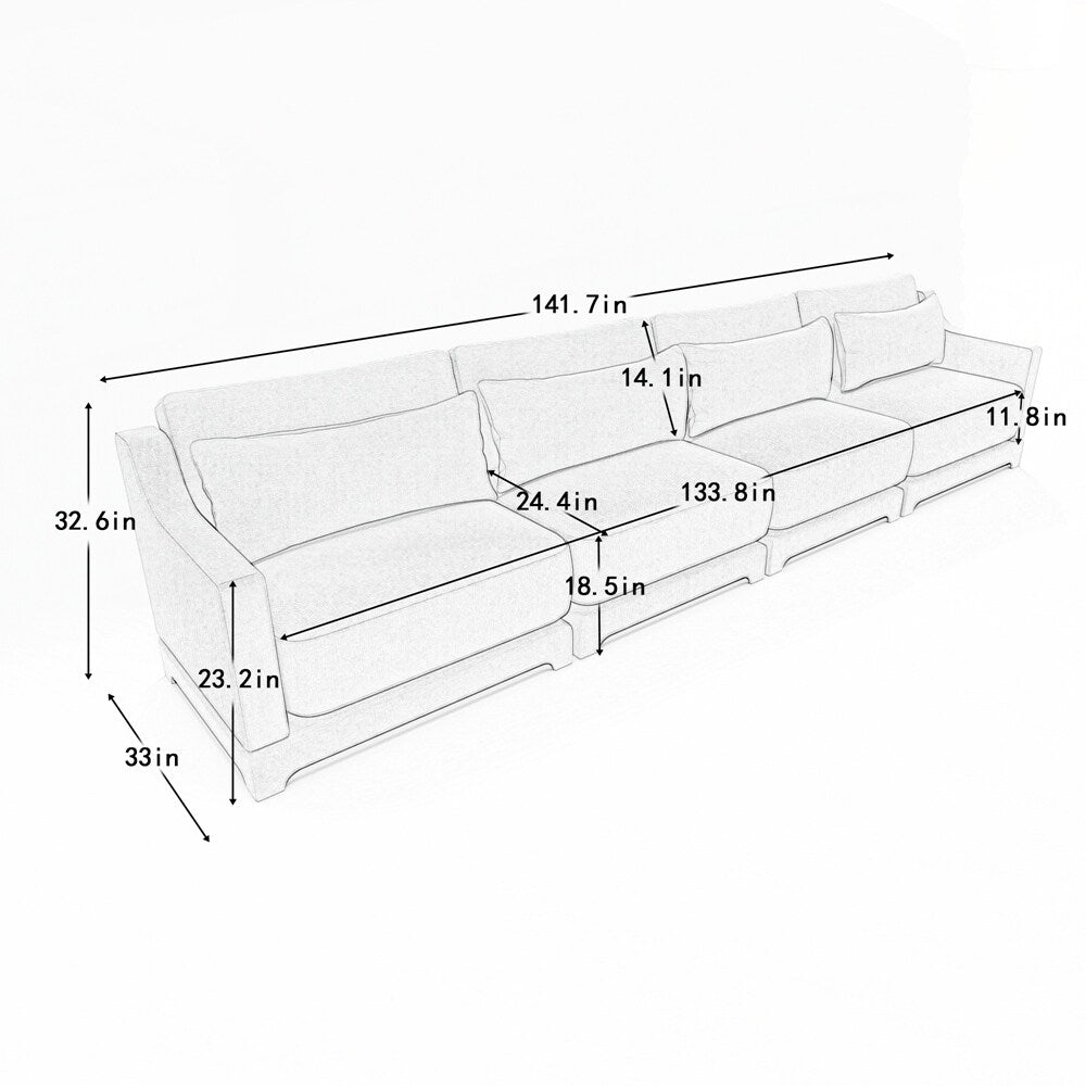 Chenille Fabric sofa