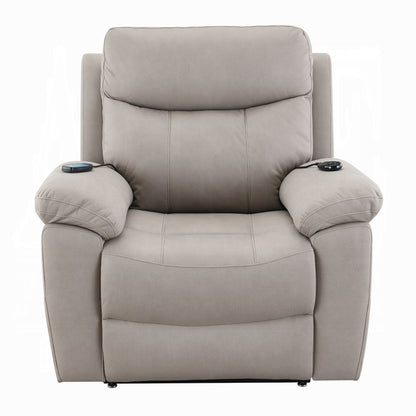 Cheru Power Motion Lift and Recliner Chair with Heated Massage, Gray