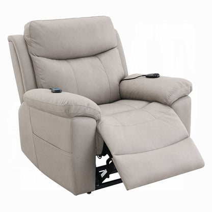 Cheru Power Motion Lift and Recliner Chair with Heated Massage, Gray
