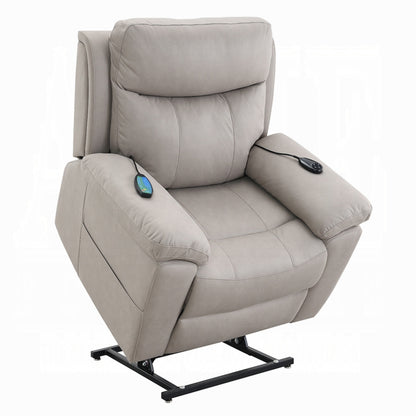 Cheru Power Motion Lift and Recliner Chair with Heated Massage, Gray