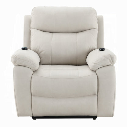 Cheru Power Motion Lift and Recliner Chair with Heated Massage, Ivory