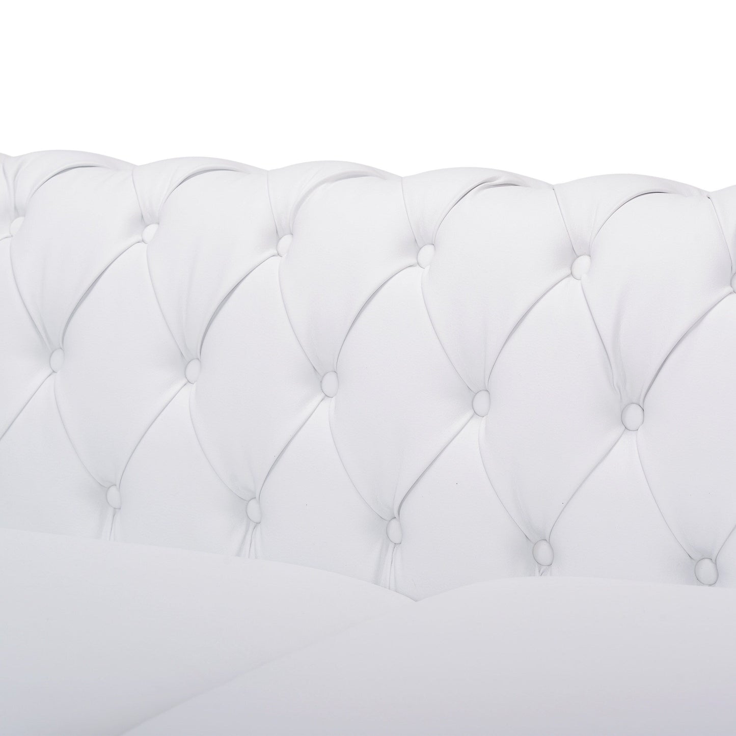 Chesterfield 3-seater Sofa with Button Tufting and Nailheads