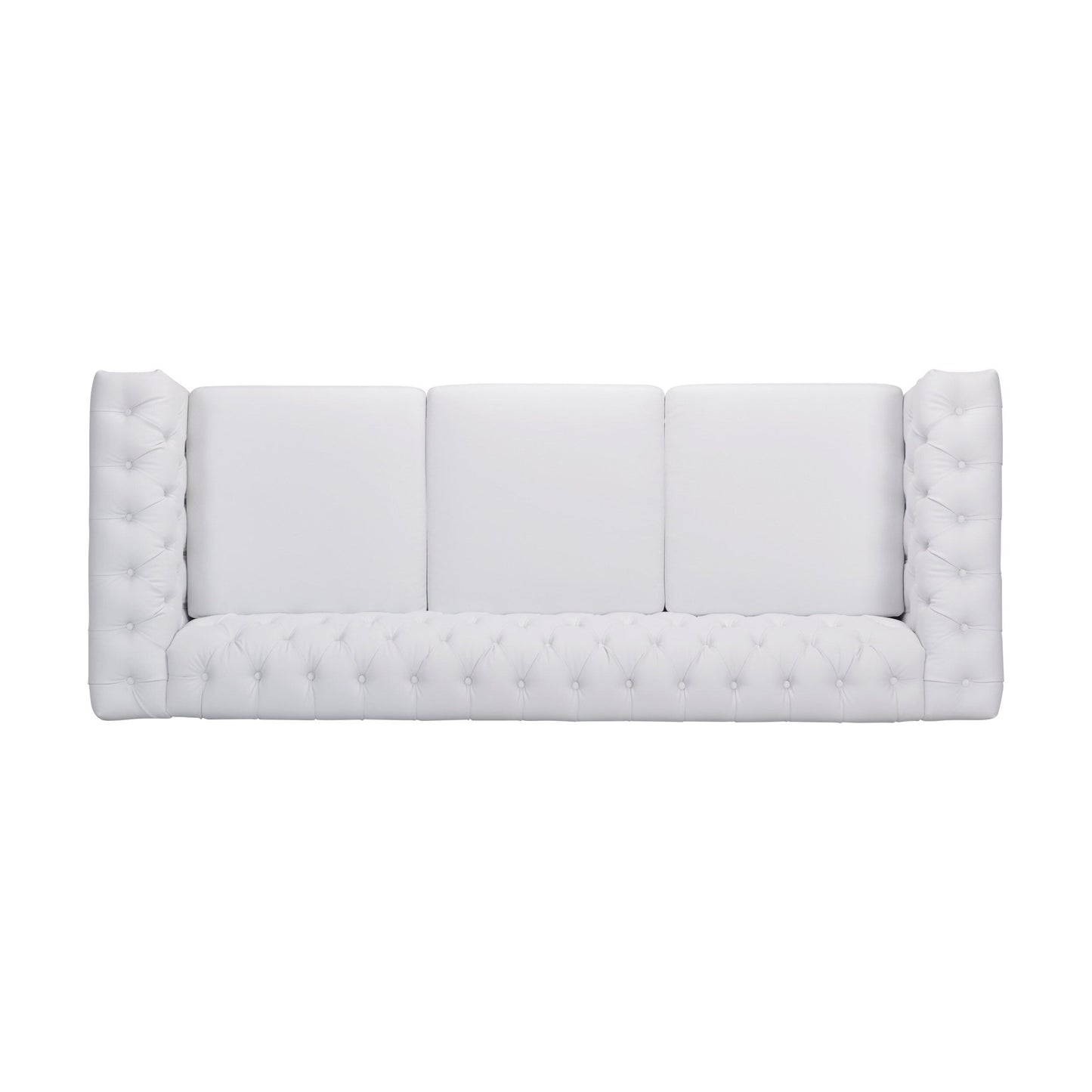 Chesterfield 3-seater Sofa with Button Tufting and Nailheads