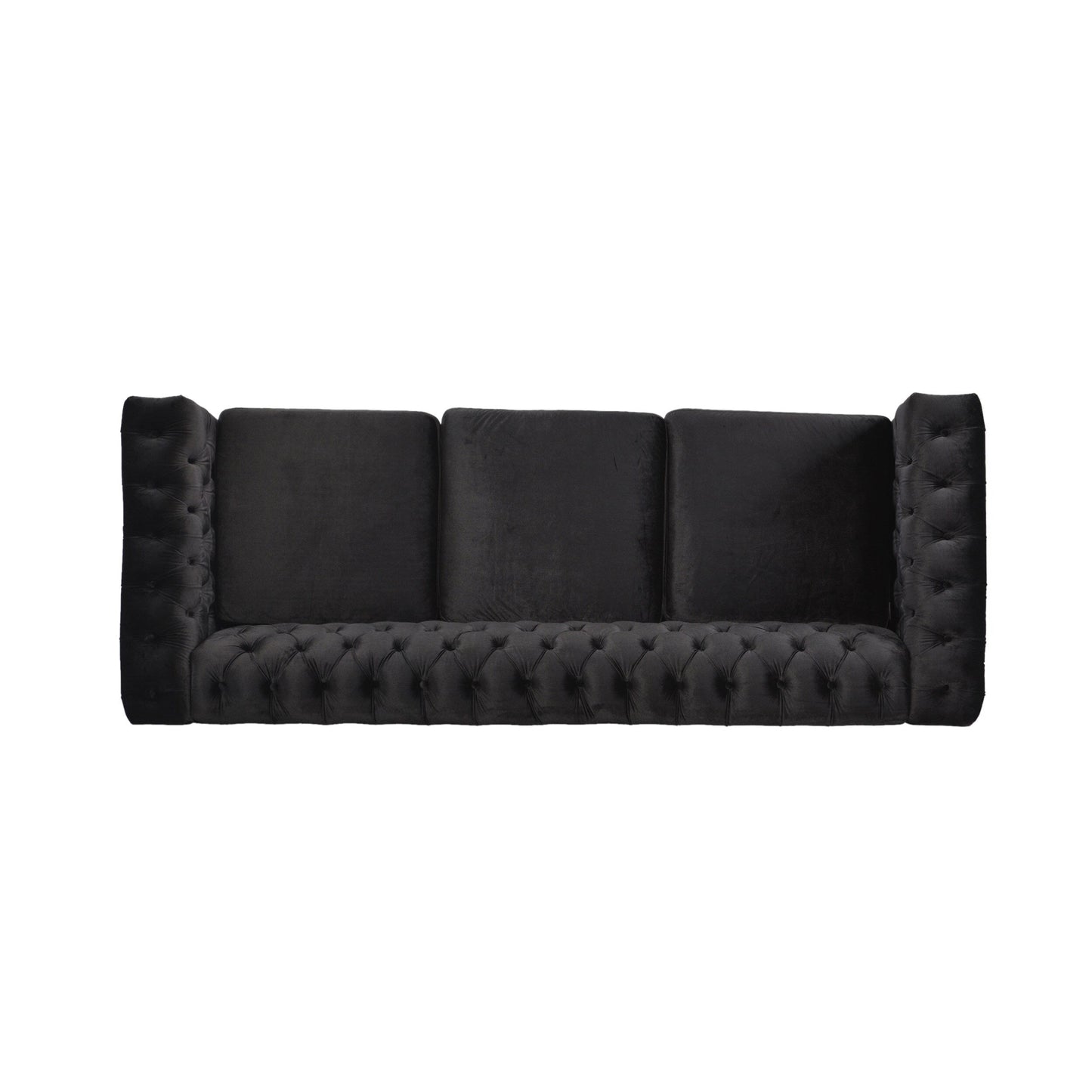 Chesterfield 3-seater Sofa with Button Tufting and Nailheads