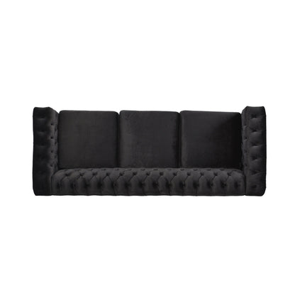 Chesterfield 3-seater Sofa with Button Tufting and Nailheads