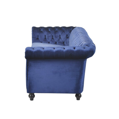 Chesterfield Button Tufted 3-seater Sofa with Nailheads