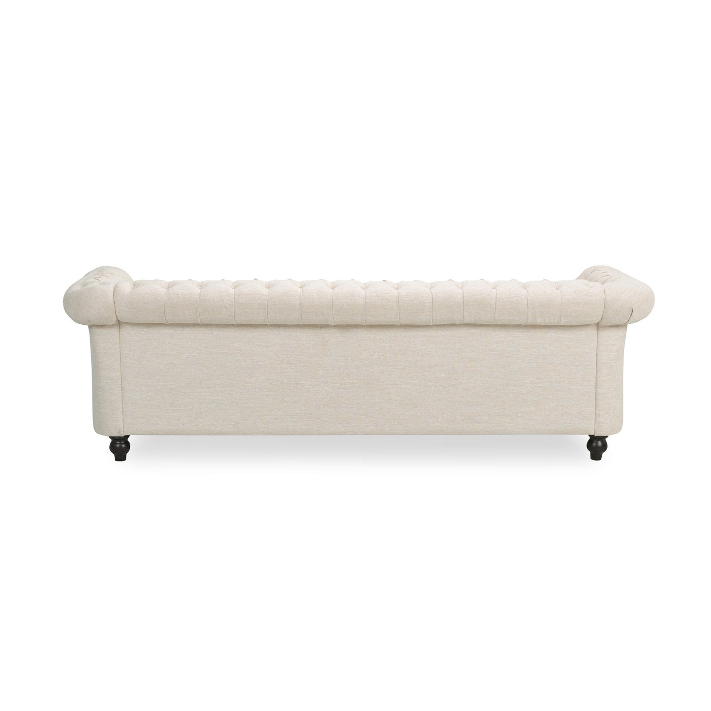 Chesterfield Button Tufted 3-seater Sofa with Nailheads