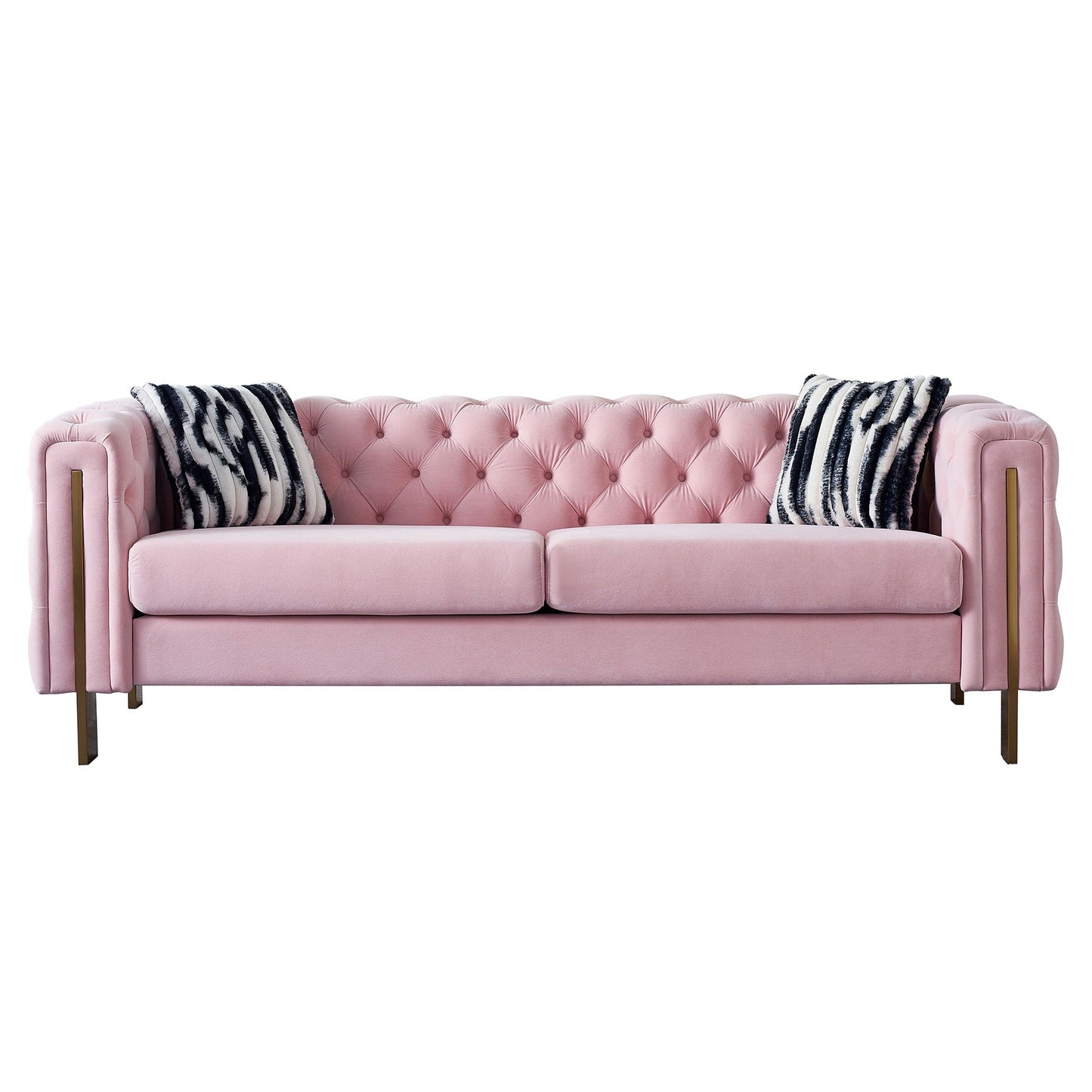 Chesterfield Modern Tufted Velvet Living Room Sofa
