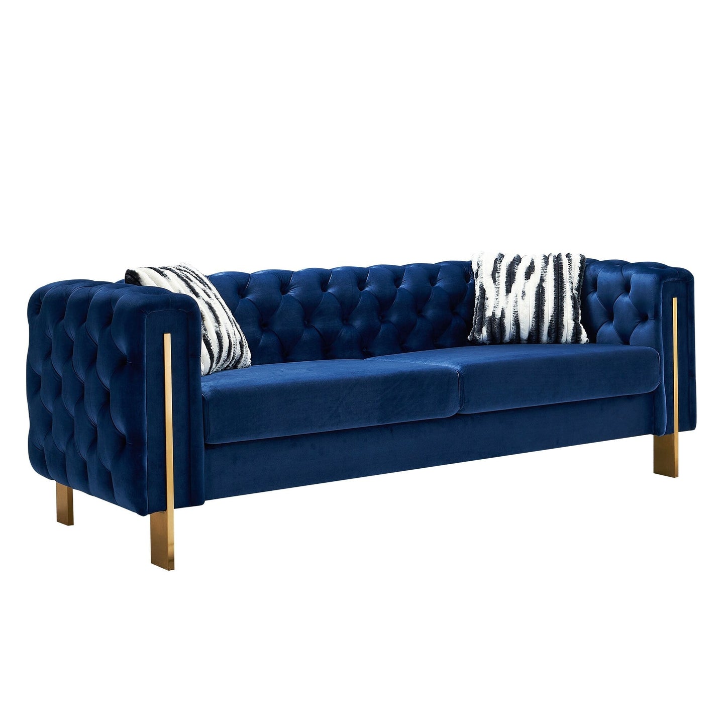 Chesterfield Modern Tufted Velvet Living Room Sofa