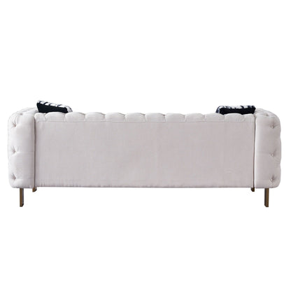 Chesterfield Modern Tufted Velvet Living Room Sofa