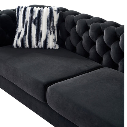 Chesterfield Modern Tufted Velvet Living Room Sofa