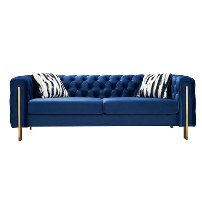 Chesterfield Modern Tufted Velvet Living Room Sofa