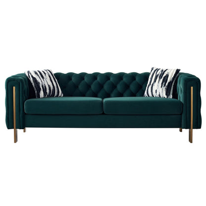 Chesterfield Modern Tufted Velvet Living Room Sofa