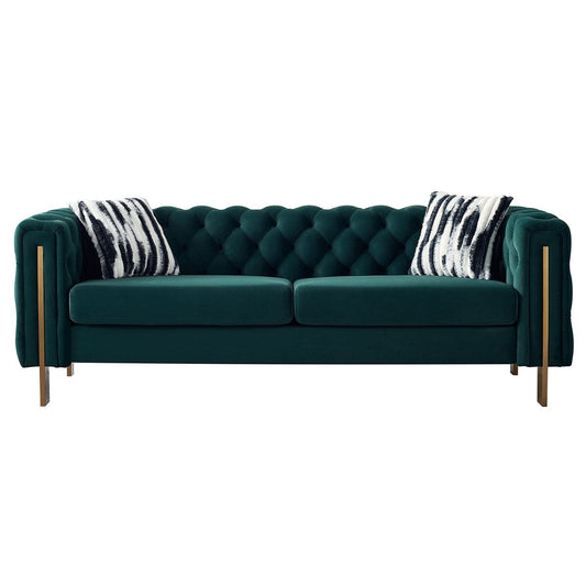 Chesterfield Modern Tufted Velvet Living Room Sofa