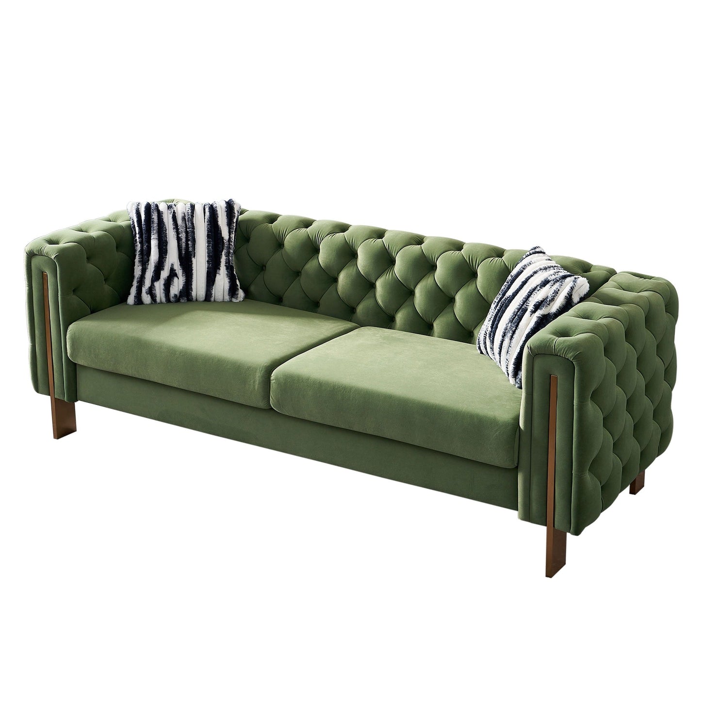 Chesterfield Modern Tufted Velvet Living Room Sofa