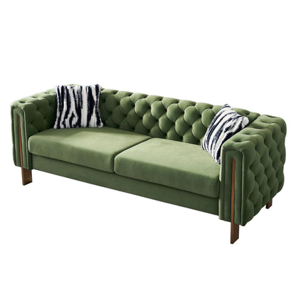 Chesterfield Modern Tufted Velvet Living Room Sofa