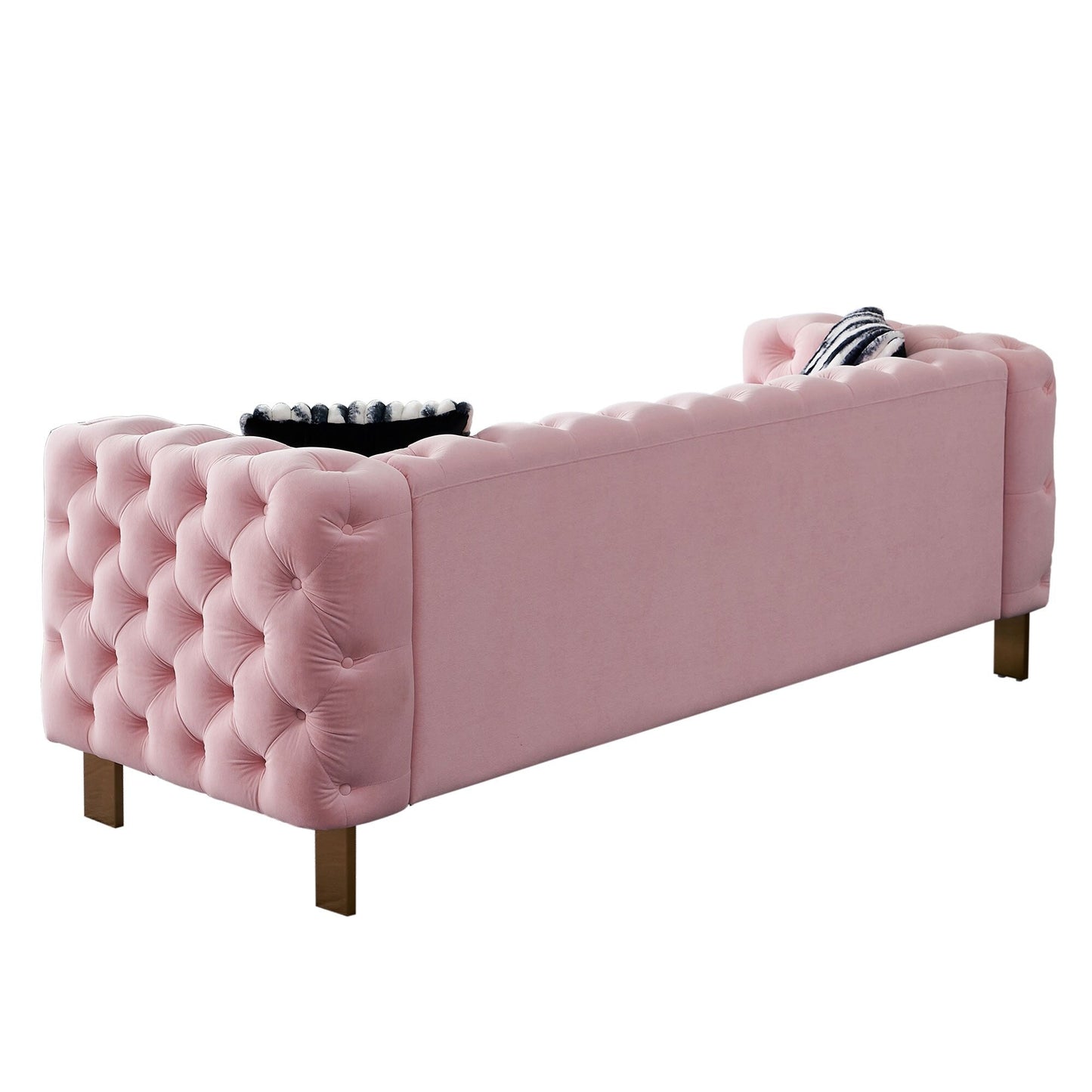 Chesterfield Modern Tufted Velvet Living Room Sofa