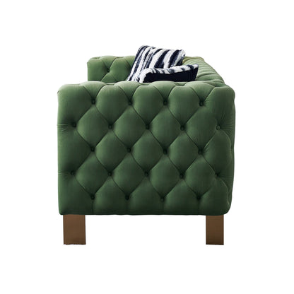Chesterfield Modern Tufted Velvet Living Room Sofa