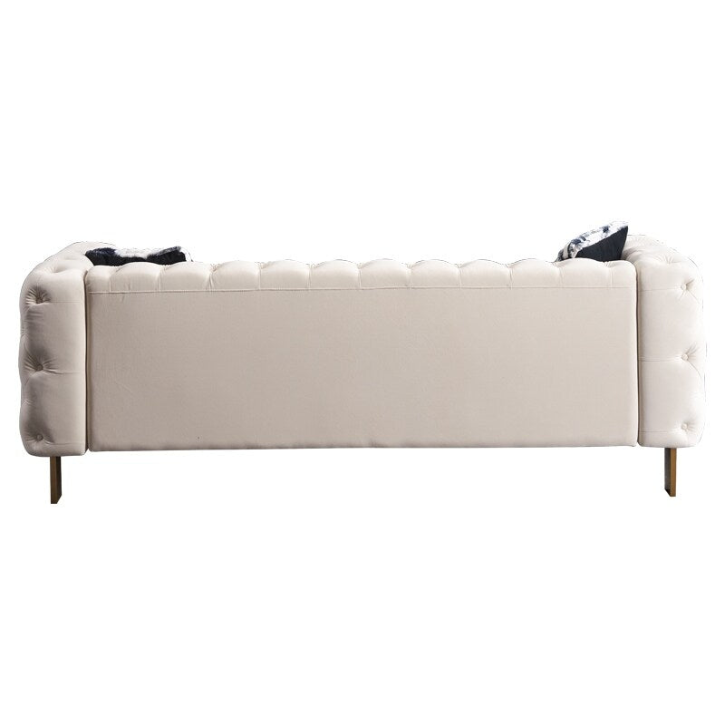 Chesterfield Modern Tufted Velvet Living Room Sofa