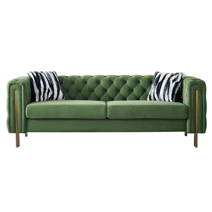 Chesterfield Modern Tufted Velvet Living Room Sofa