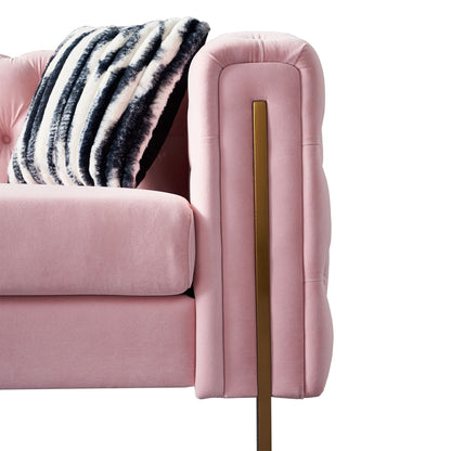 Chesterfield Modern Tufted Velvet Living Room Sofa
