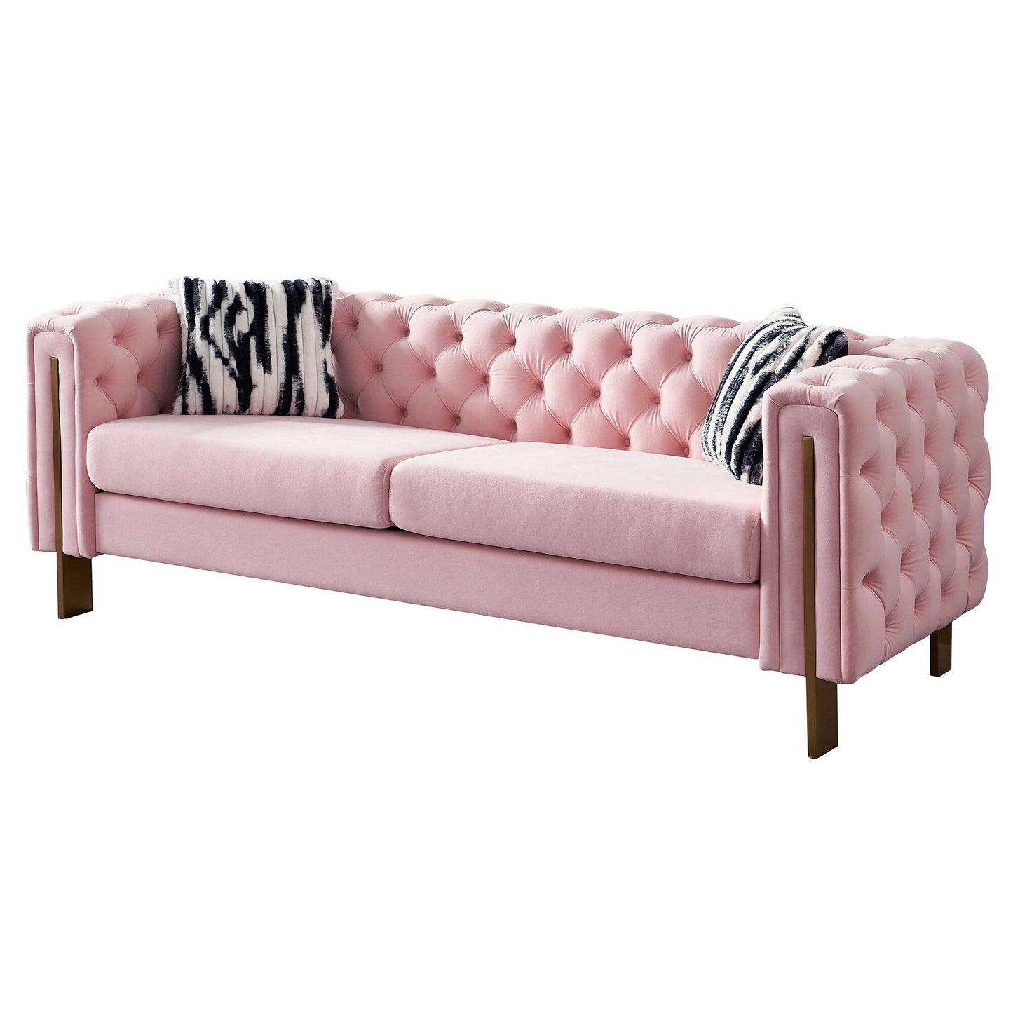 Chesterfield Modern Tufted Velvet Living Room Sofa