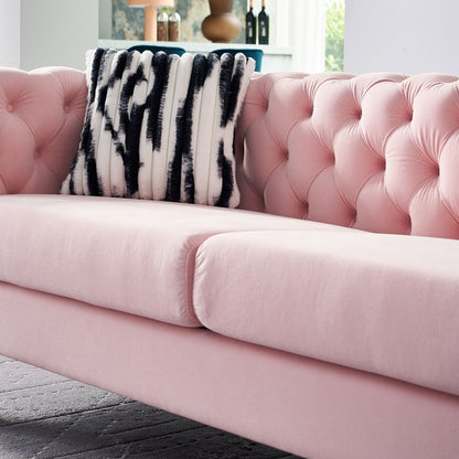 Chesterfield Modern Tufted Velvet Living Room Sofa