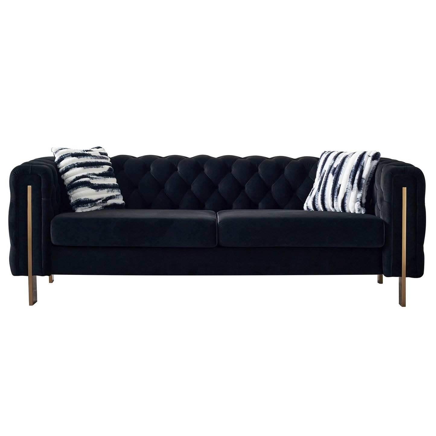 Chesterfield Modern Tufted Velvet Living Room Sofa