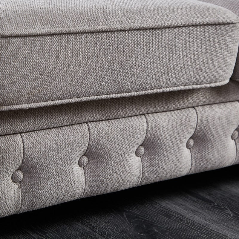 Chesterfield Sofa in Linen Fabric
