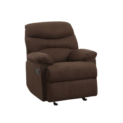 Chocolate Microfiber Motion Recliner