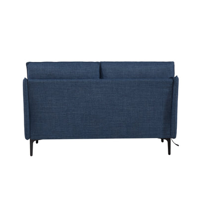 Christopher Knight Home - 2-Seater Sofa with Metal Legs & Pillows