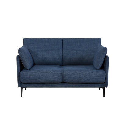 Christopher Knight Home - 2-Seater Sofa with Metal Legs & Pillows