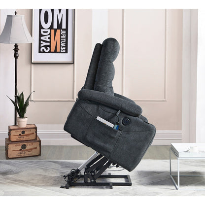 Christopher Knight Home - Liyasi Electric Power Lift Recliner with Massage, Heat, and Convenient Features