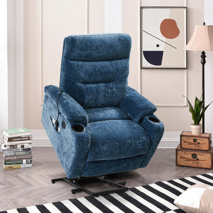 Christopher Knight Home - Liyasi Electric Power Lift Recliner with Massage, Heat, and Convenient Features
