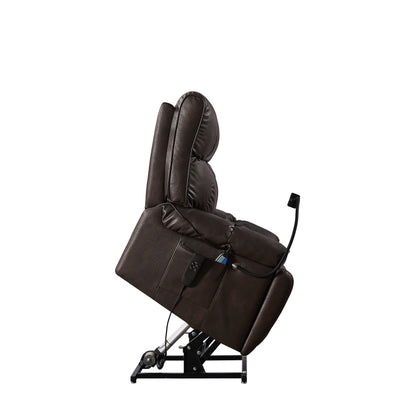 Christopher Knight Home - Power Lift Recliner Chair with Dual Motors, Massage, Heat, Cup Holders & Adjustable Phone Holder