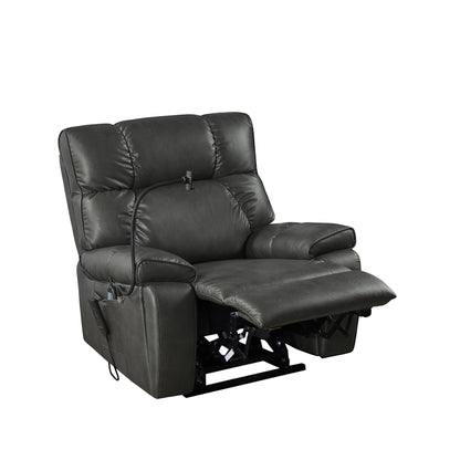 Christopher Knight Home - Power Lift Recliner Chair with Dual Motors, Massage, Heat, Cup Holders & Adjustable Phone Holder